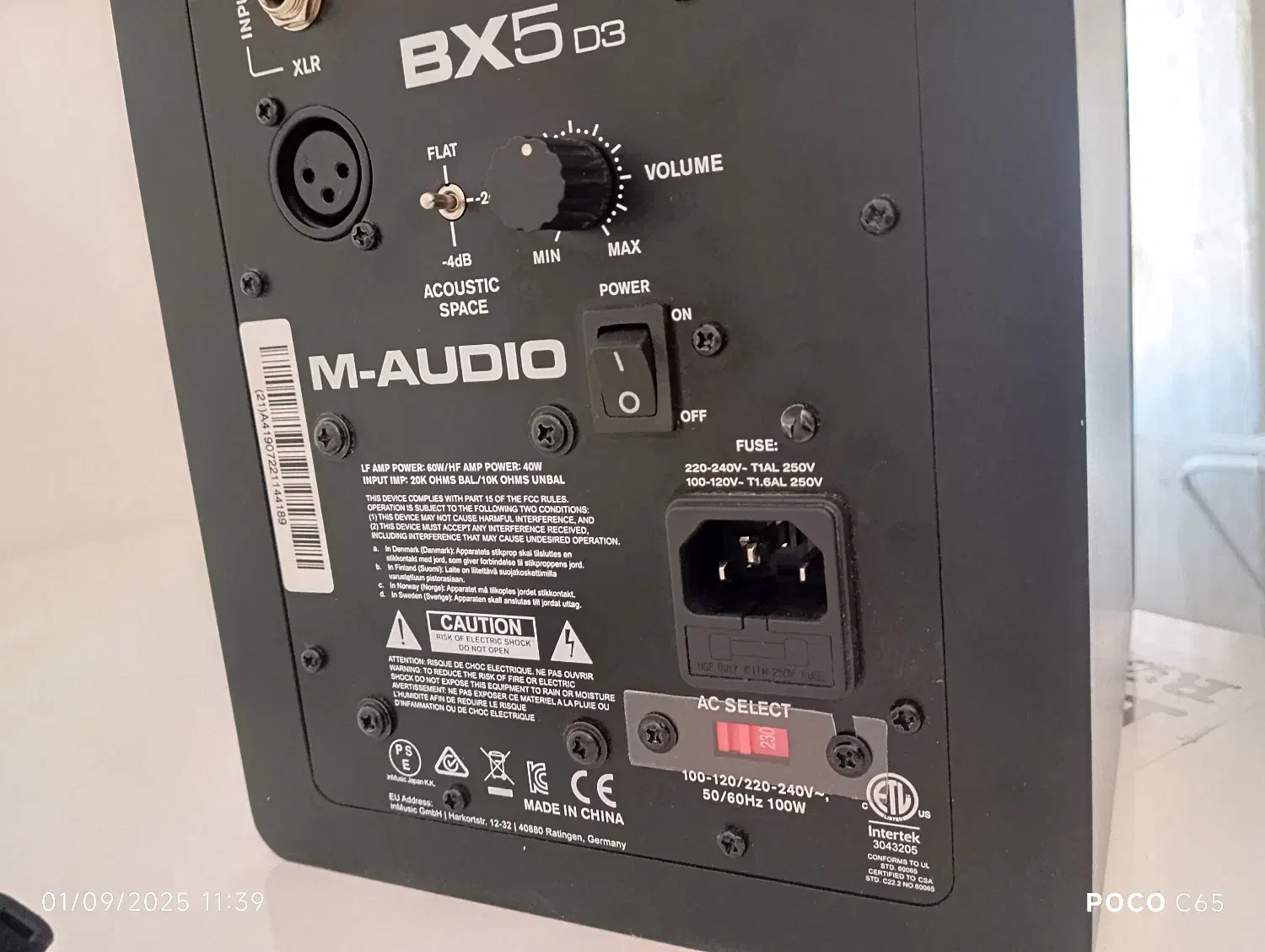 اسپیکر مانیتورینگ maudio bx5 d3|سیستم صوتی خانگی|تهران, آجودانیه|دیوار