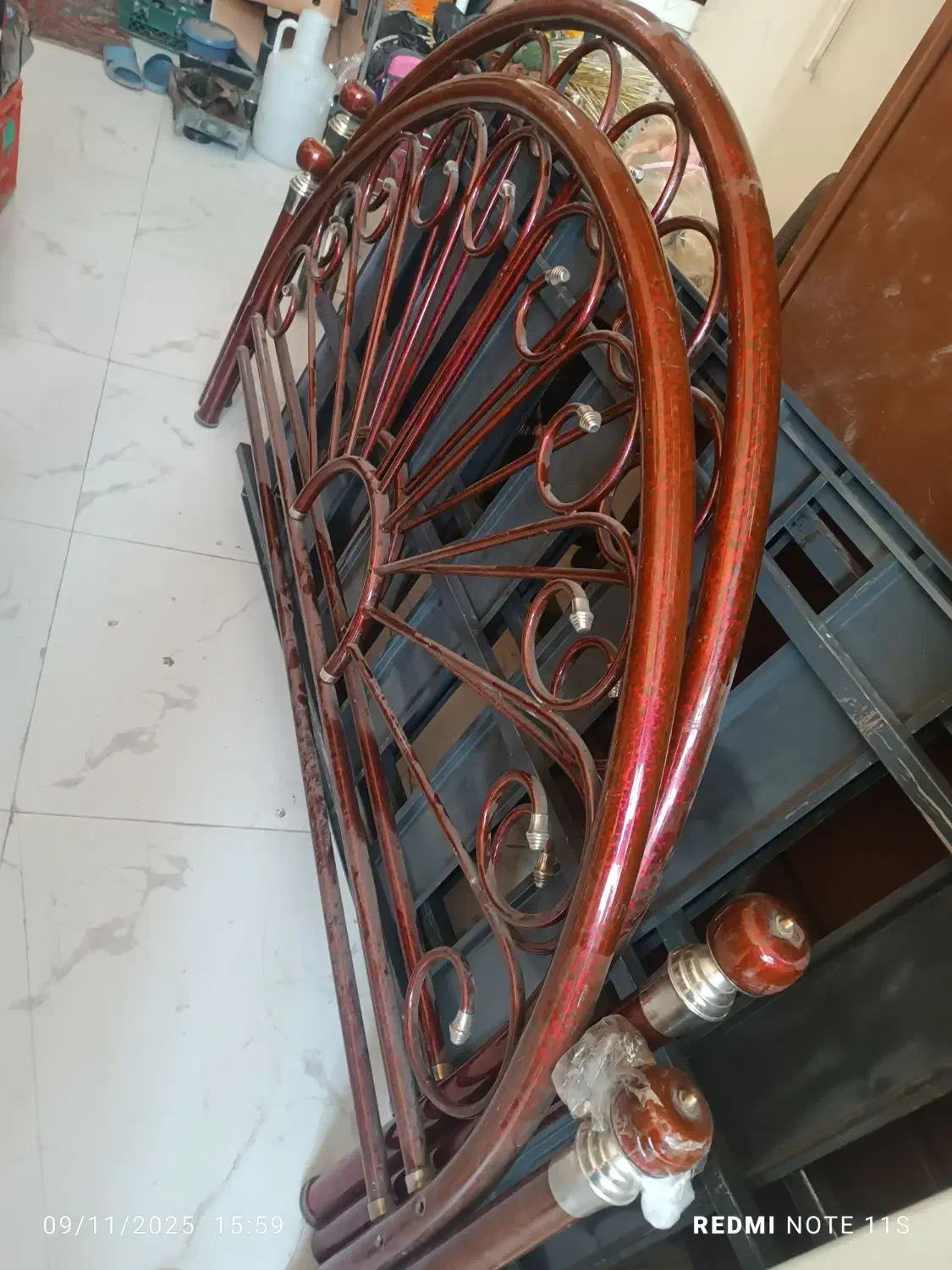 تخت خواب اهنی|تخت و سرویس خواب|تبریز, |دیوار