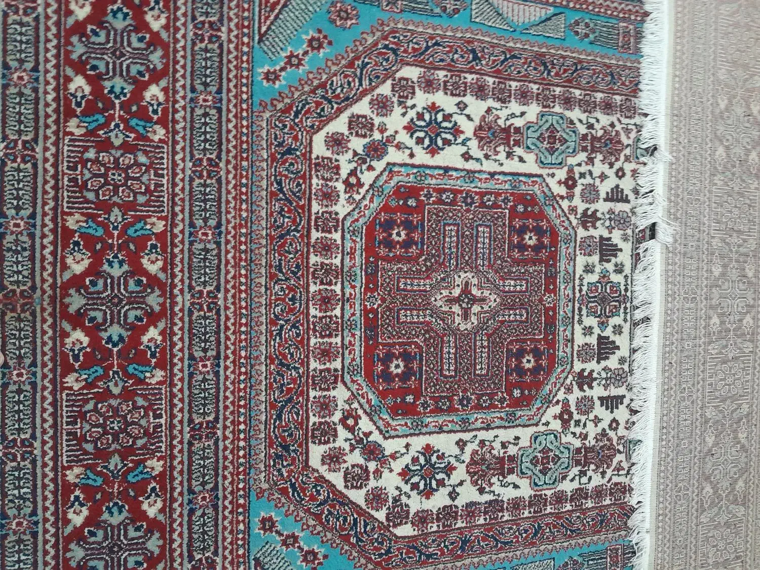 فرش ۶متری تمام نخ|فرش|خرم‌آباد, |دیوار