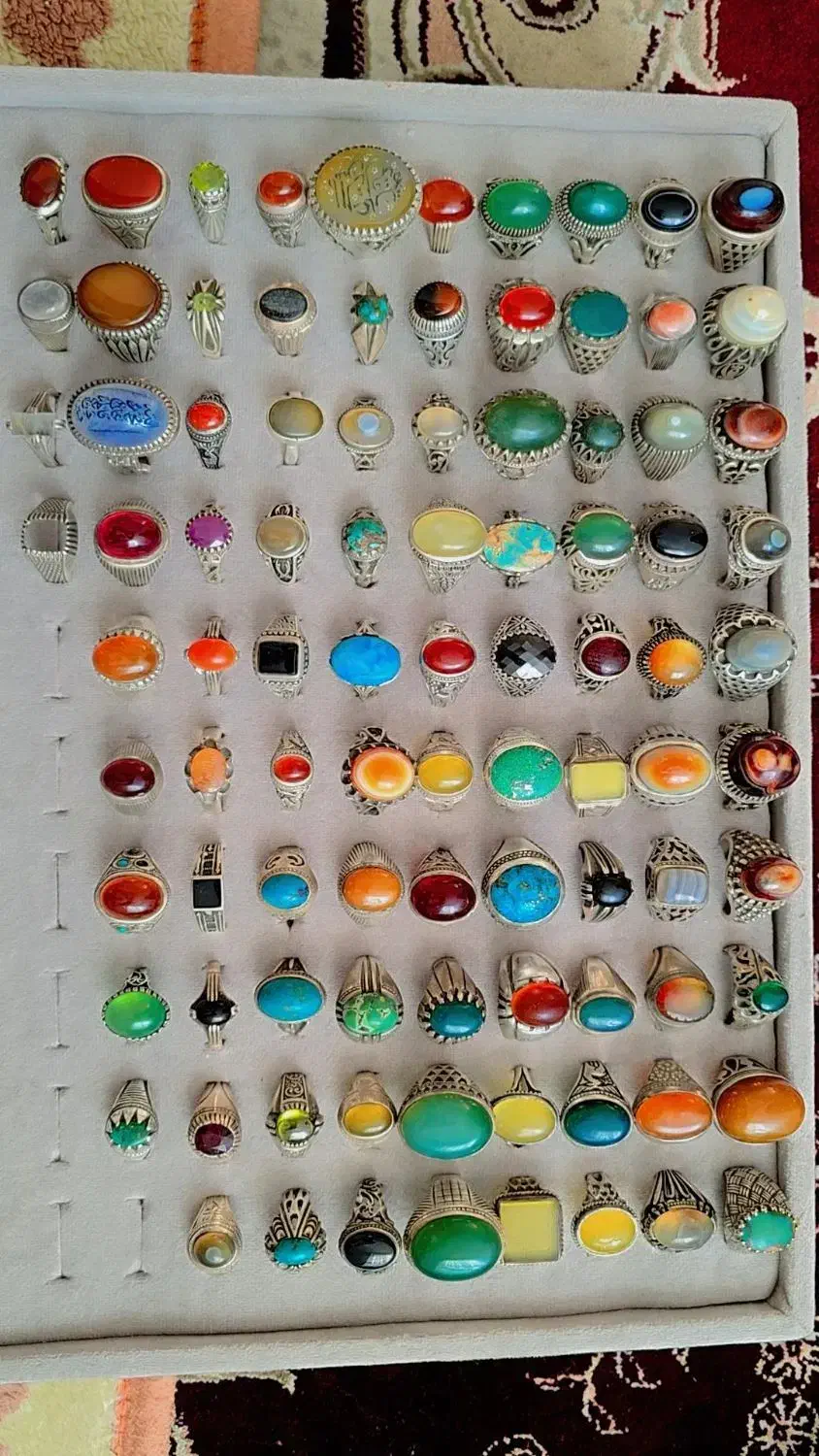 فروش یکجا نقره های قدیمی به قیمت هر گرم ۱۶۰|جواهرات|نورآباد, |دیوار