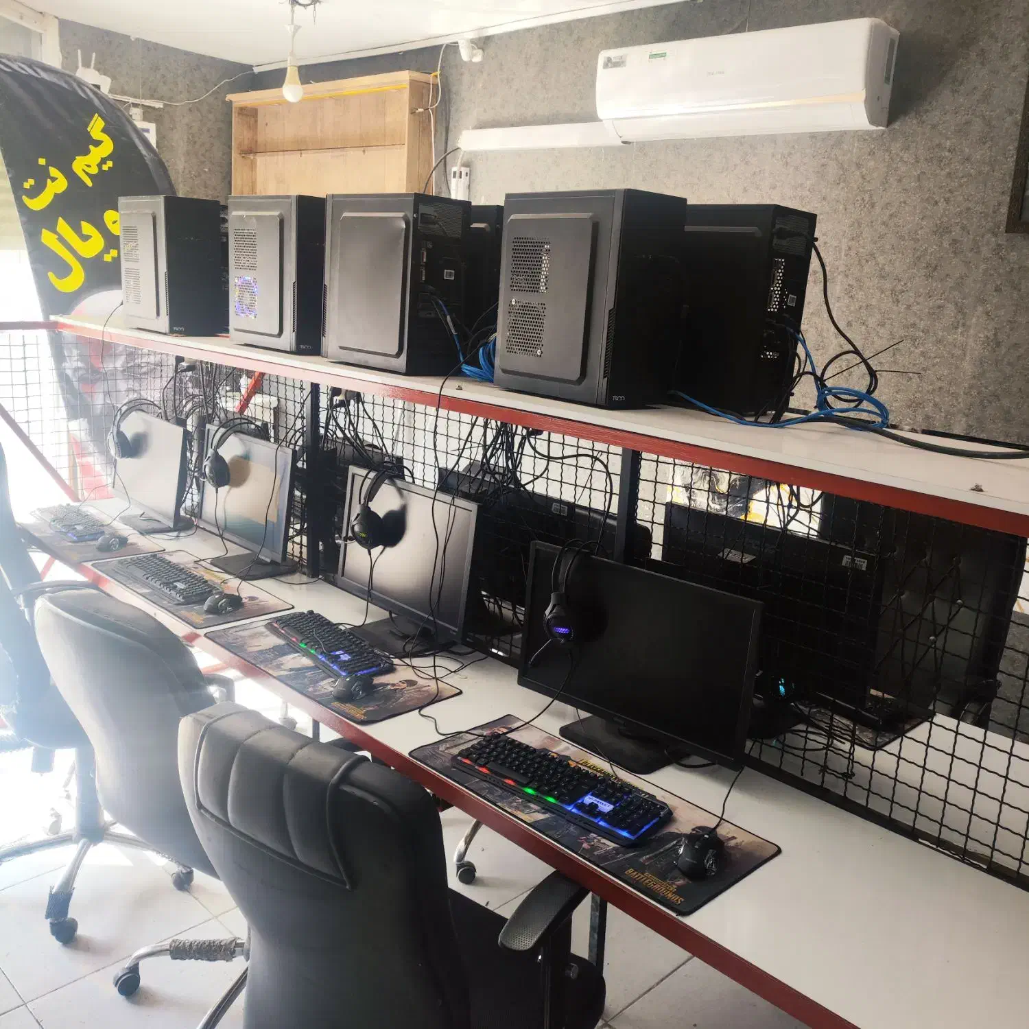 فروش گیمنت سیستم کامپیوتر با میز و صندلی|رایانه رومیزی|اهواز, شهرک برق|دیوار