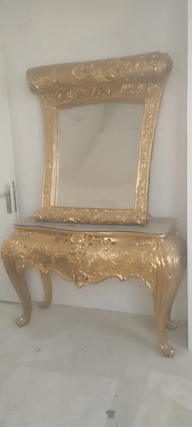 آینه کنسول|بوفه، ویترین، کنسول|تبریز, |دیوار