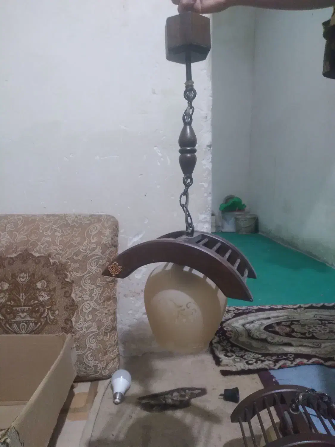 جاچراغ تزاینی|لوستر و چراغ آویز|خرمشهر, |دیوار