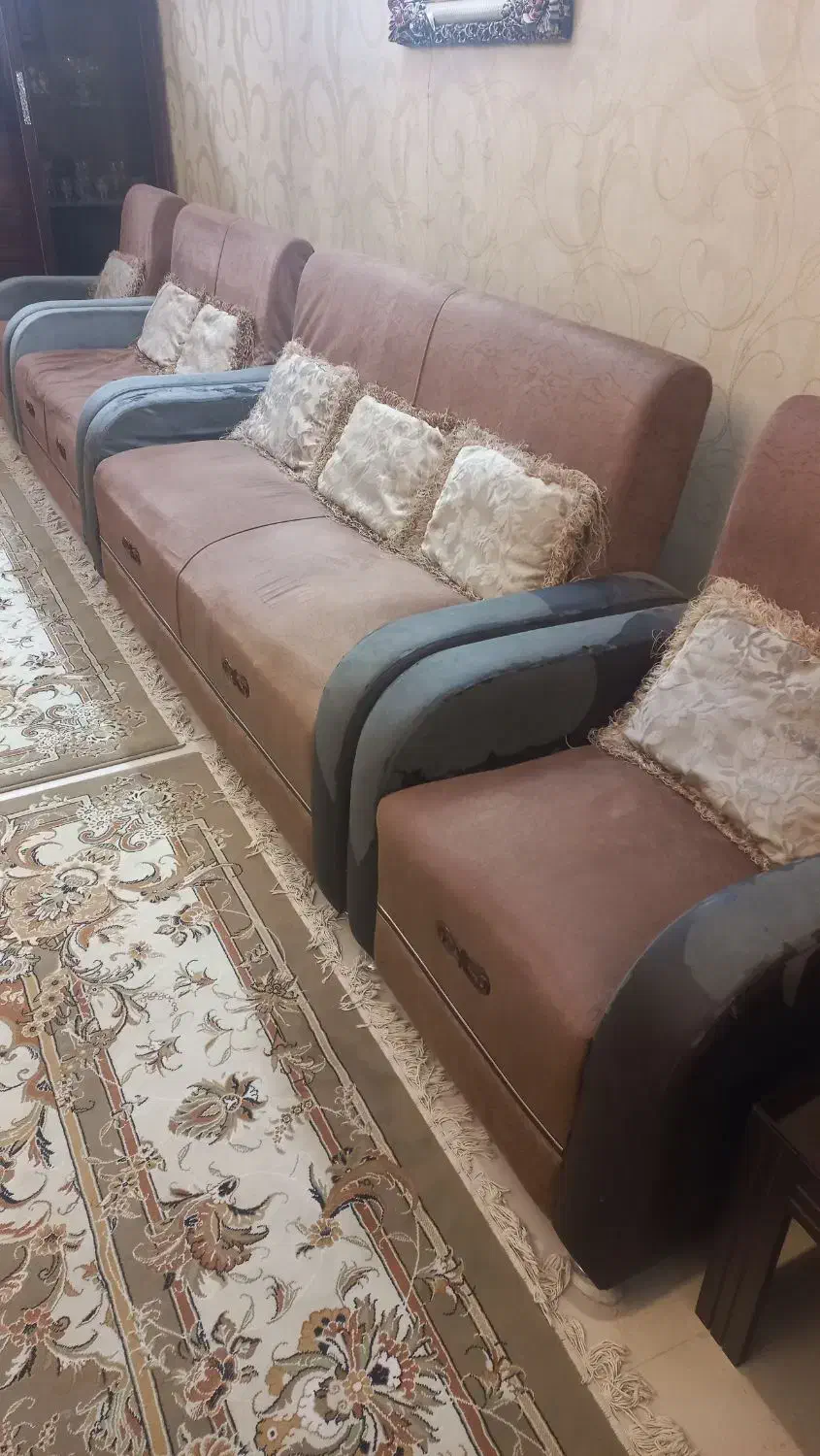 مبل ۷ نفره|مبلمان خانگی و میز عسلی|مشهد, آزادشهر|دیوار