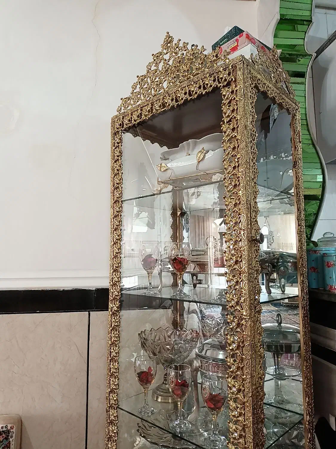 بوفه برنز اصل با ضمانت|بوفه، ویترین، کنسول|الشتر, |دیوار