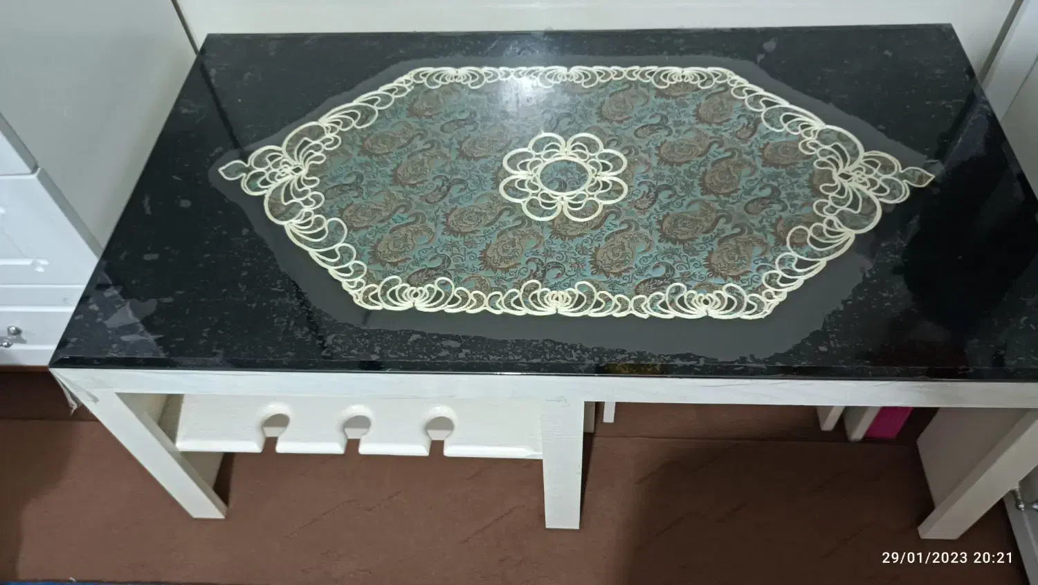 مبل ۷نفره پارچه ای رنگ سفید|مبلمان خانگی و میز عسلی|دشتابی, |دیوار