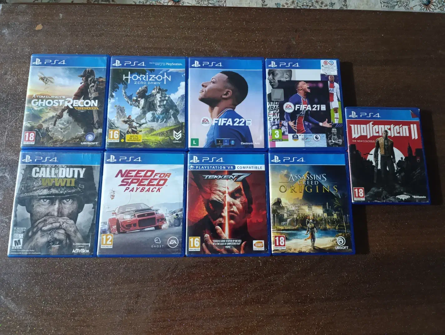 9 عدد بازی ps4 آکبند|کنسول، بازی ویدئویی و آنلاین|گنبد کاووس, |دیوار