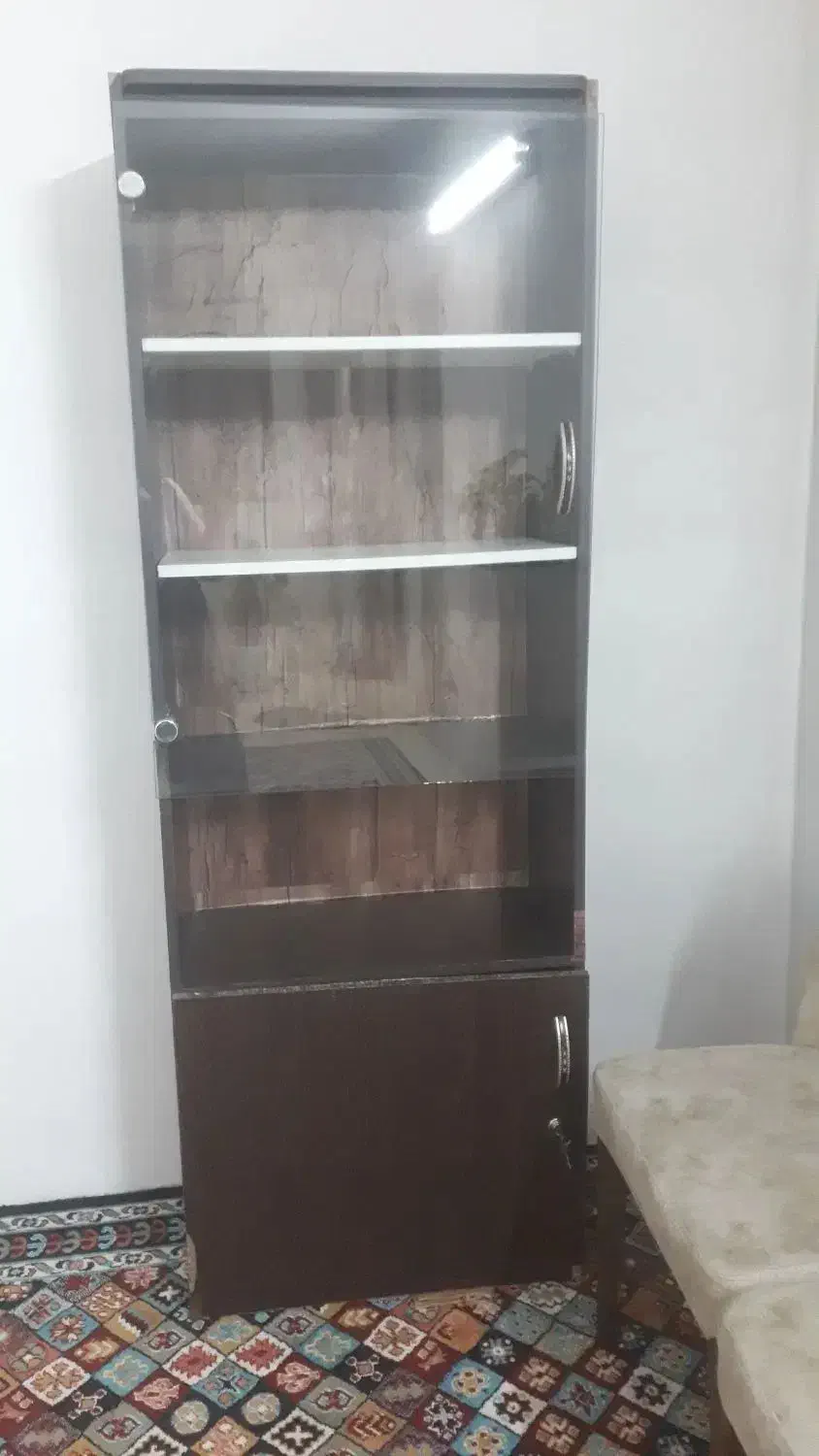 کتابخانه کار کرده|کتابخانه، شلف، قفسههای دیواری|اسلامشهر, شهرک سعیدیه|دیوار