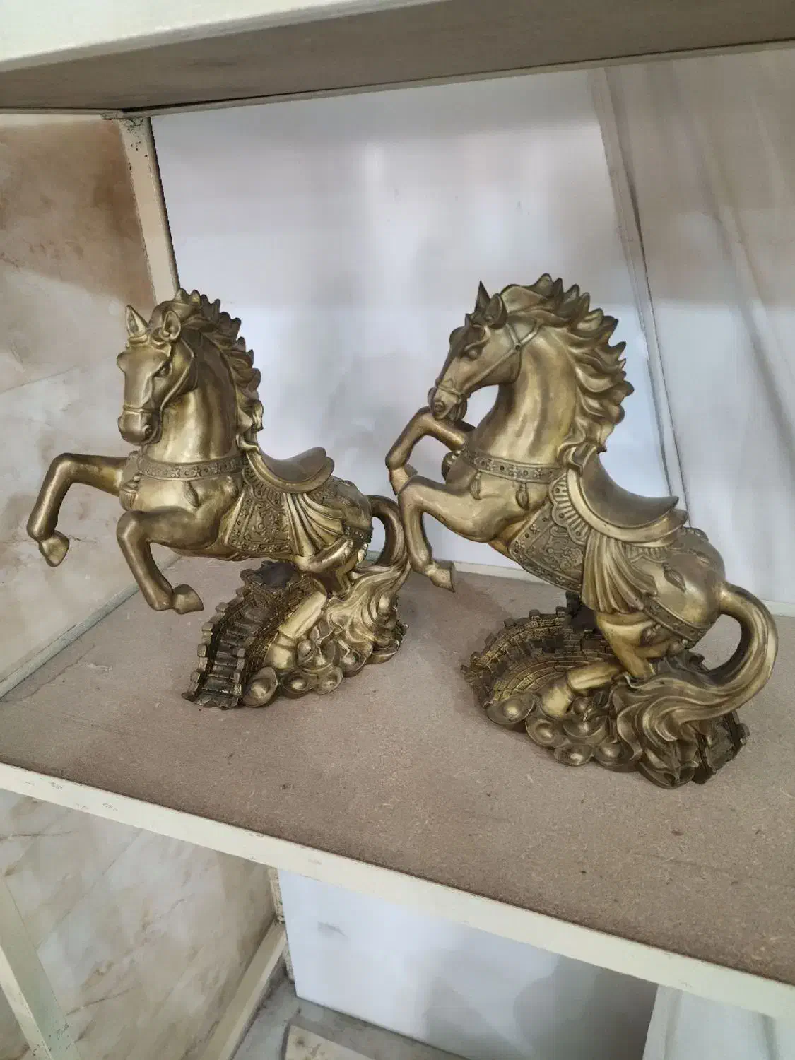 اسب وحشی تایلندی برنز|مجسمه، تندیس، ماکت|محمدشهر, محمدشهر|دیوار