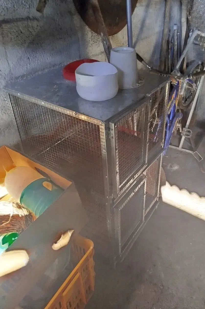 قفس دوطبقه نونو|لوازم جانبی حیوانات|کوه چنار, |دیوار