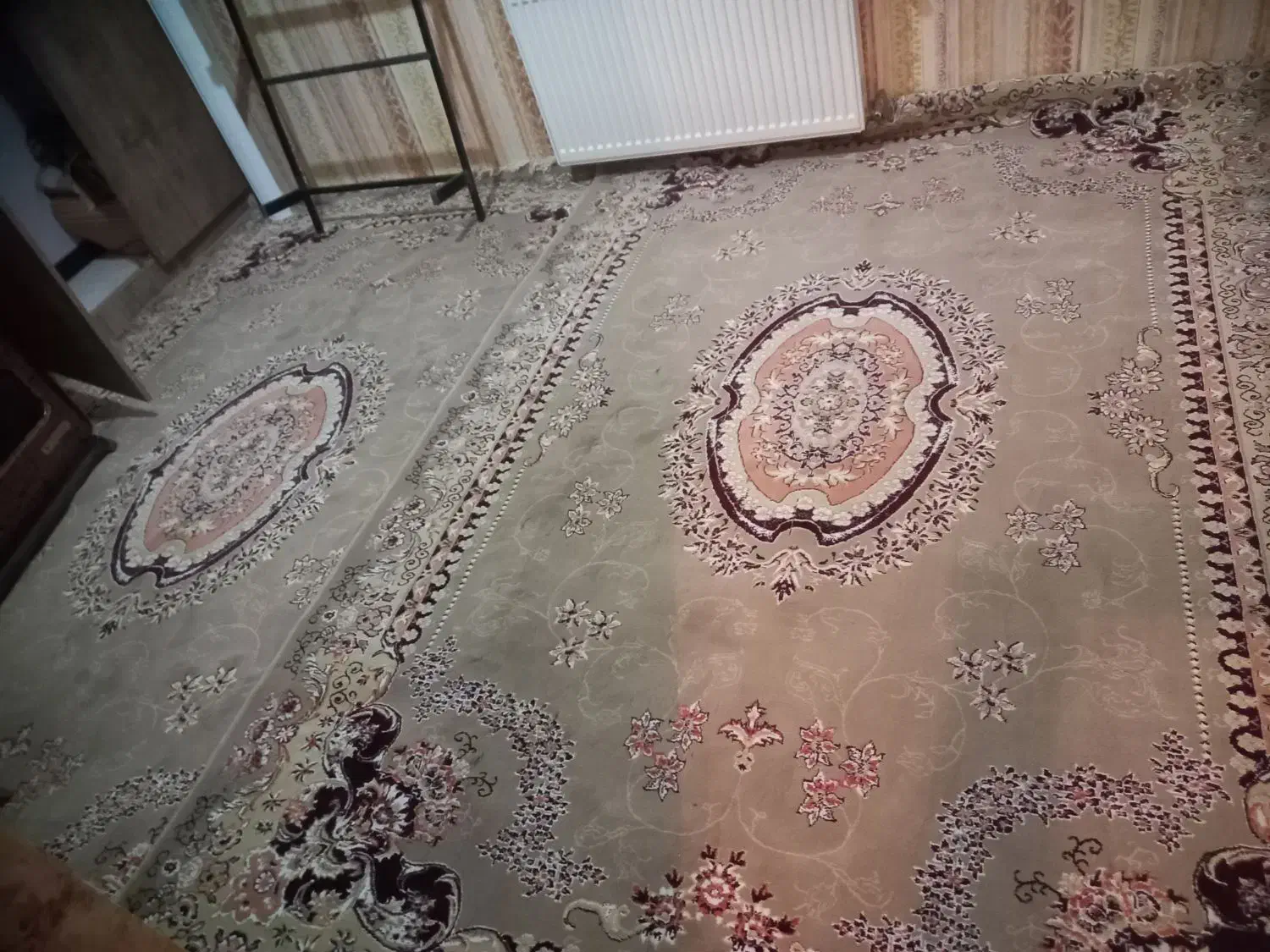 ۲تخته فرش ۶متری هم رنگ وهم شکل|فرش|شاندیز, |دیوار