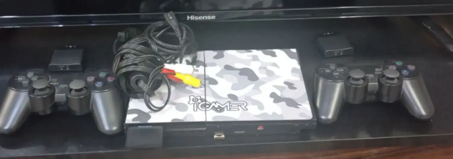 پلی استیشن 2 با دو دسته بیسیم سالم|کنسول، بازی ویدئویی و آنلاین|اصفهان, عمان سامانی|دیوار