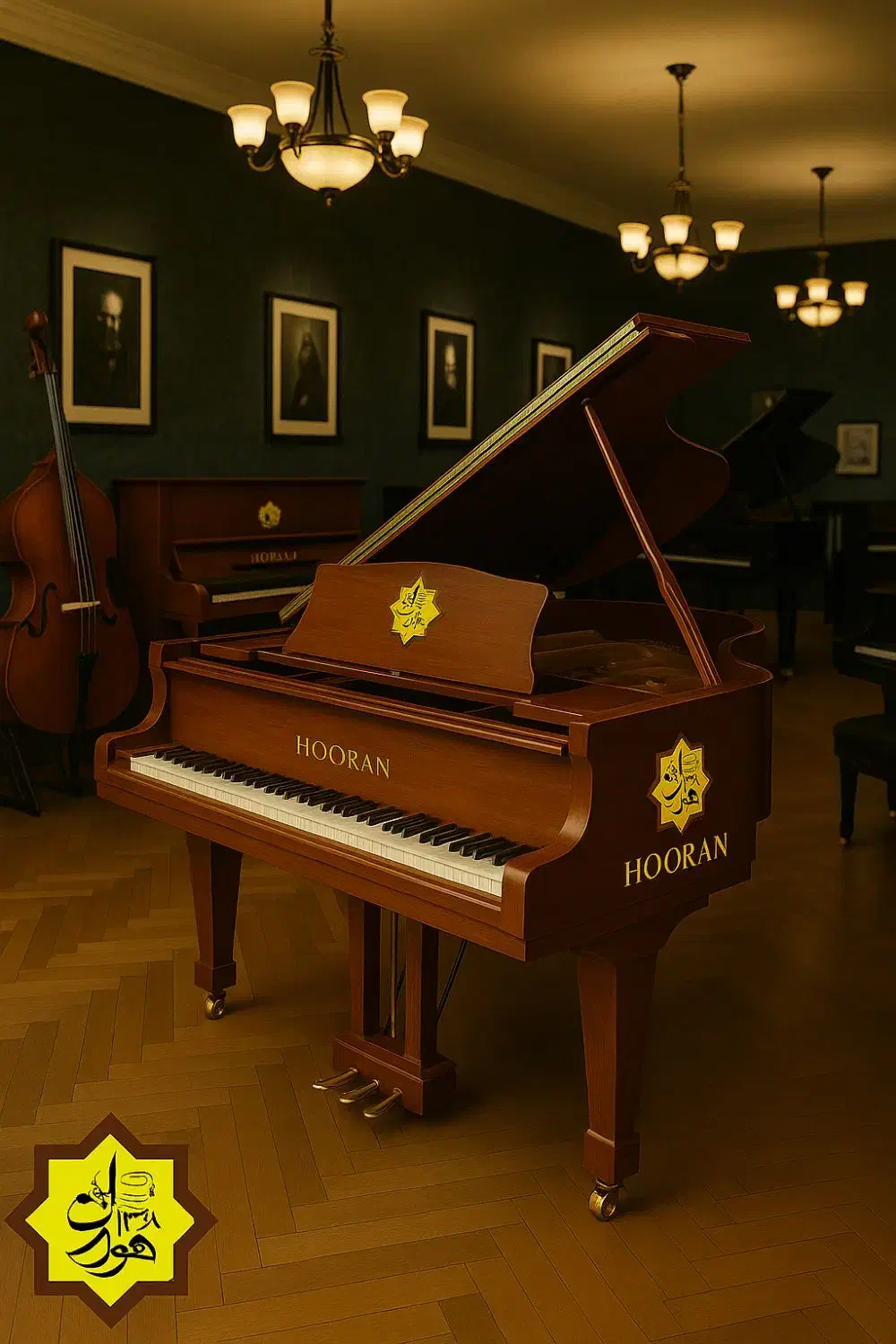 گرند پیانو *piano Grand هوران|پیانو، کیبورد، آکاردئون|شیراز, بالا کفت|دیوار