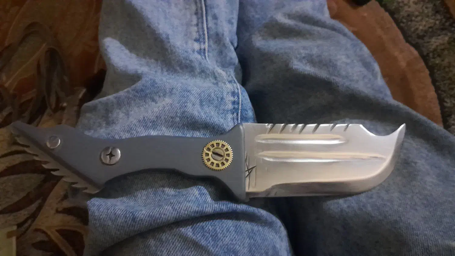 چاقوی کپوری دست ساز،|کلکسیون اشیاء عتیقه|فولادشهر, A2|دیوار