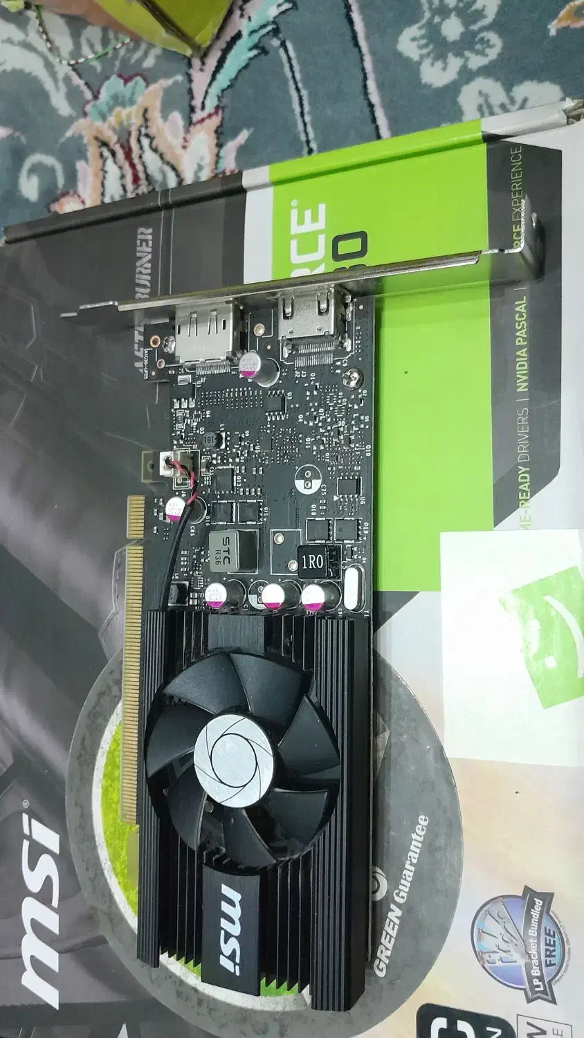 کارت گرافیک ام اس آی GT1030 OC LP ۲ گیگ|قطعات و لوازم جانبی رایانه|قم, چهار امامزاده|دیوار