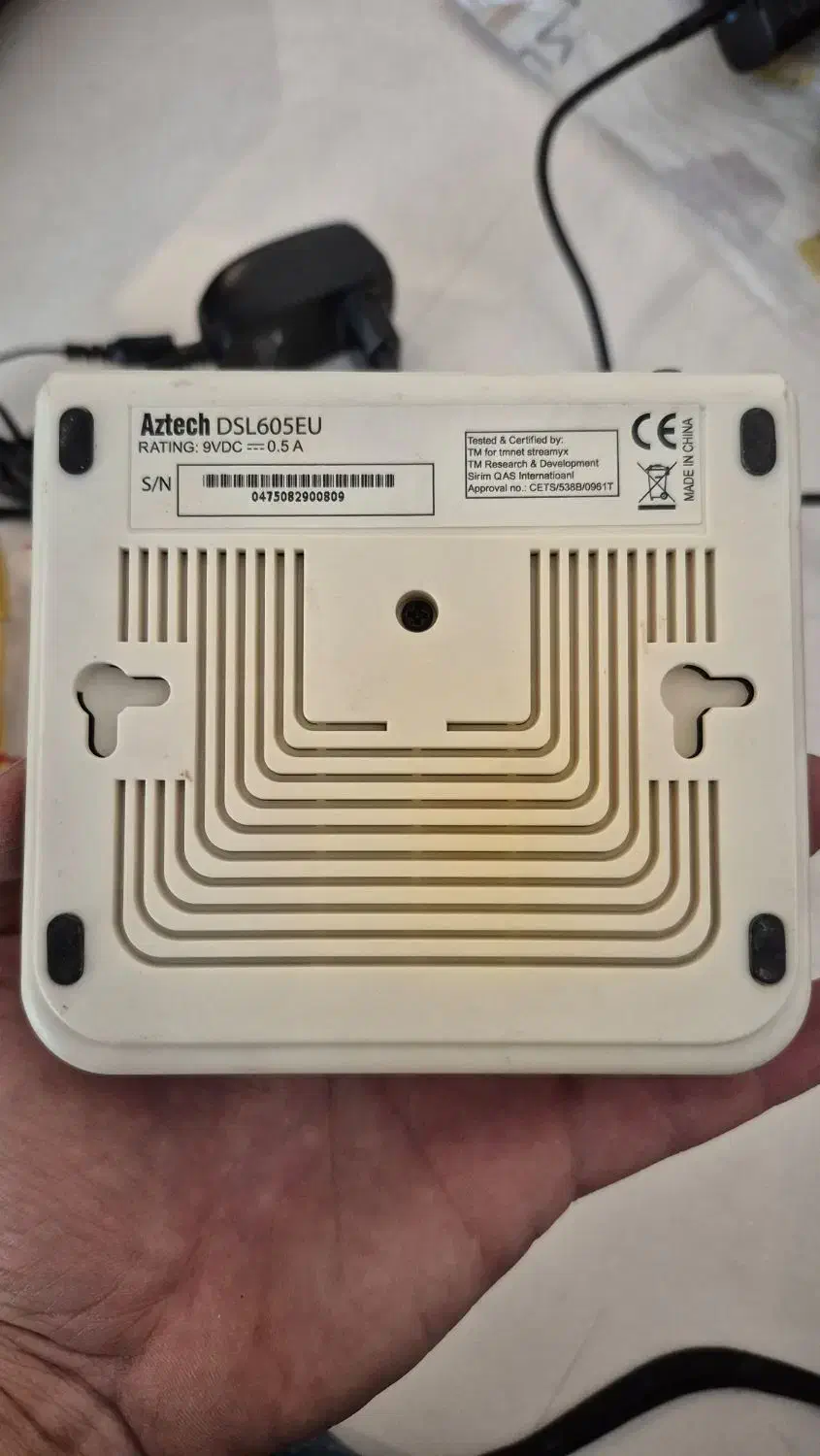 مودم Aztech سیم دار adsl با سیم (بدون وای فای)|مودم و تجهیزات شبکه|تهران, ونک|دیوار