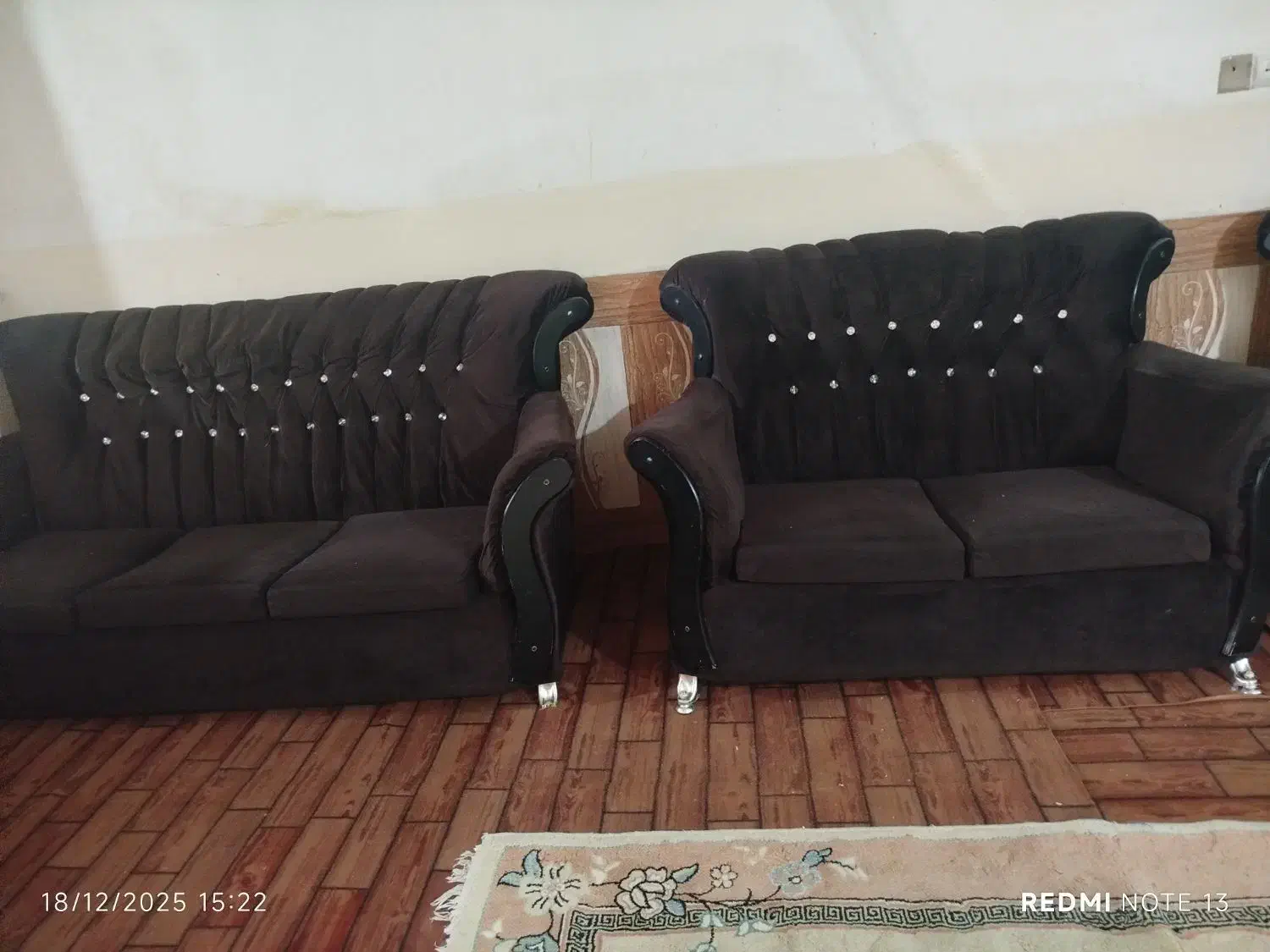 فروش یه دست کارکرده مبل راحتی هفت نفره|مبلمان خانگی و میز عسلی|مسجد سلیمان, |دیوار