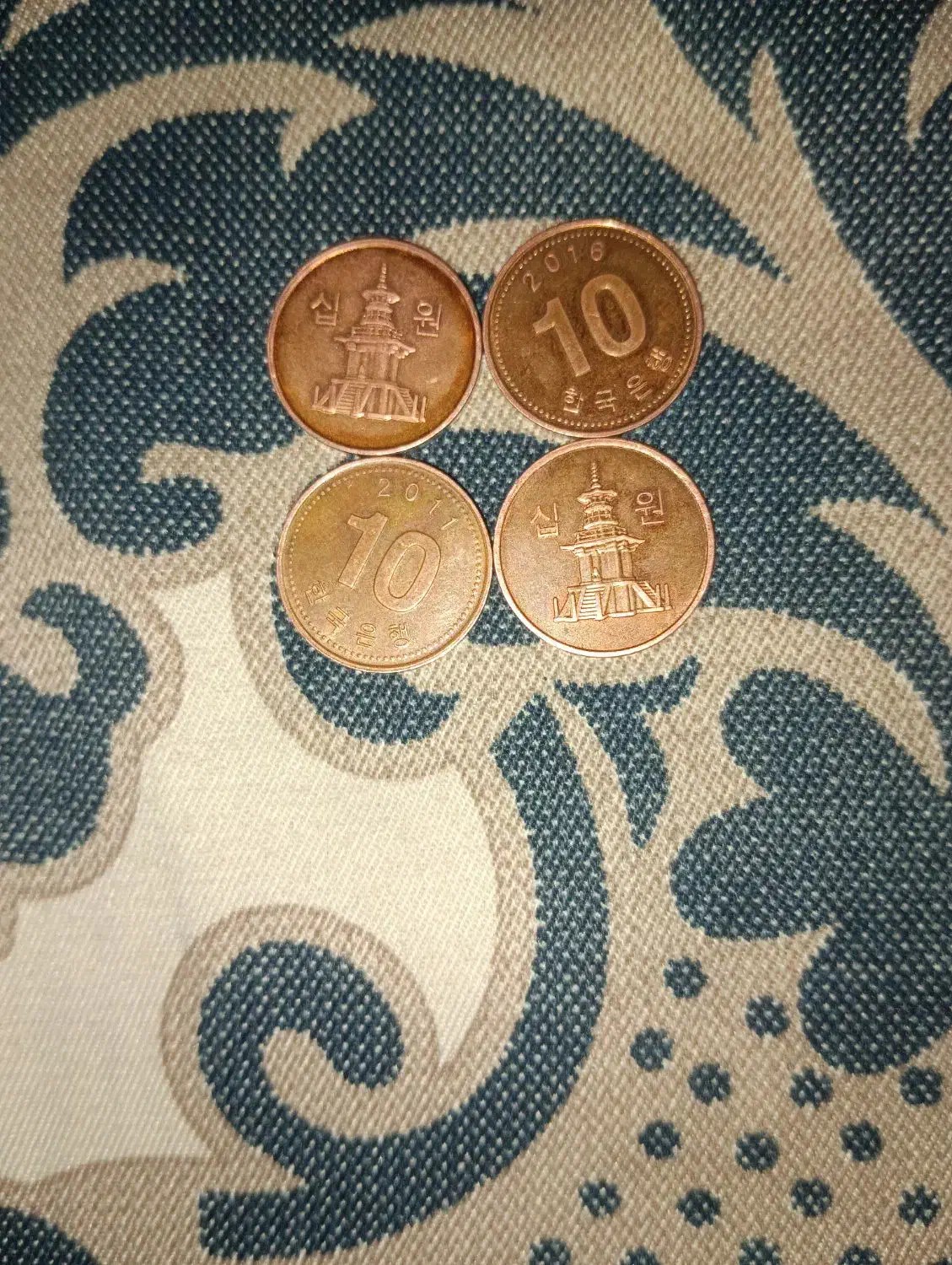 سکه وون کره جنوبی|کلکسیون سکه، تمبر، اسکناس|تبریز, |دیوار