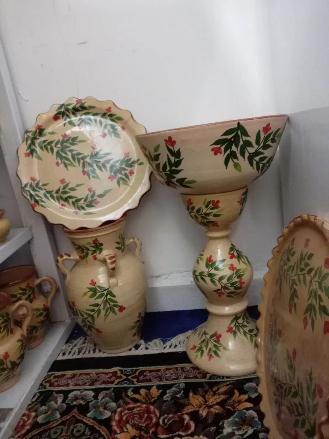 ظروف سفالی|صنایع دستی و سایر لوازم تزئینی|نهبندان, |دیوار