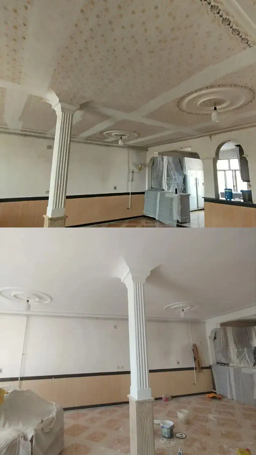 نقاشی ساختمان ، بهترین کیفیت ، مناسب ترین قیمت|خدمات پیشه و مهارت|کرمانشاه, |دیوار