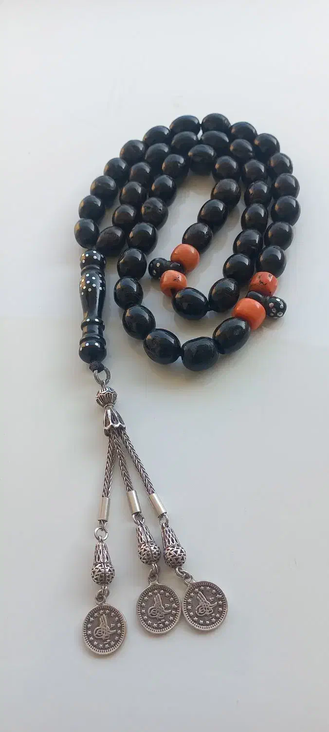 تسبیح یسر مکاوی ۴۵ دانه درشت|کلکسیون اشیاء عتیقه|اهواز, شهرک اندیشه|دیوار