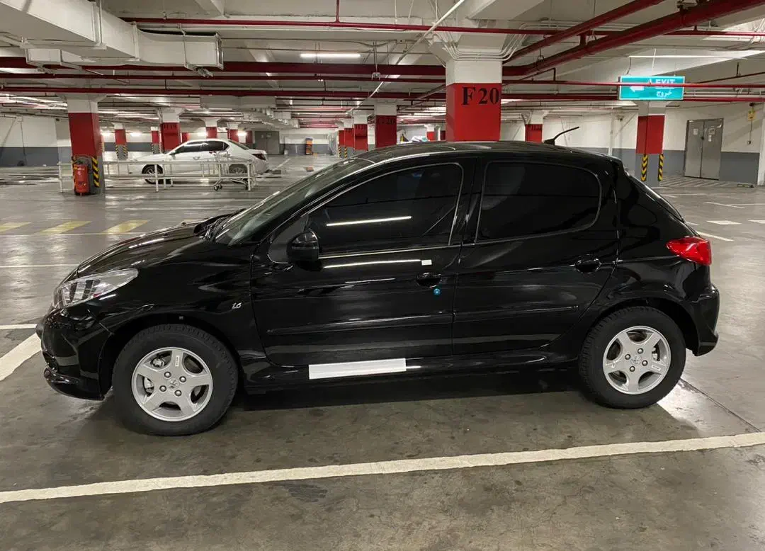 207 1400 پانا مشکی فول فرمان برقی|خودرو سواری و وانت|قزوین, |دیوار