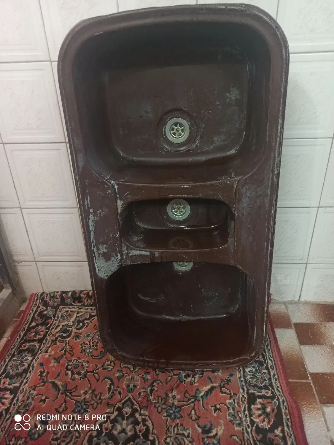 سینک ظرف شویی دوقلو محکم عالی تمیز وسالم|مصالح و تجهیزات ساختمان|اصفهان, عسگریه|دیوار