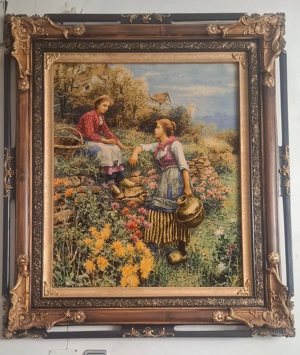 تابلو فرش دستبافت|تابلو فرش|کنگاور, |دیوار