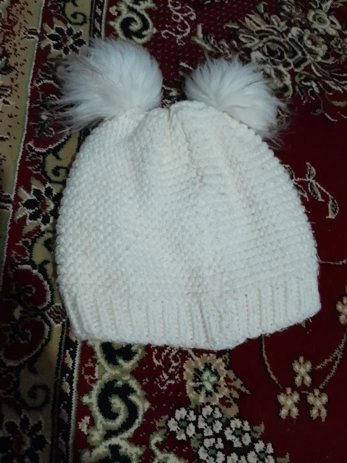 کلاه سفید دخترانه در حد نو|لباس|اردبیل, |دیوار