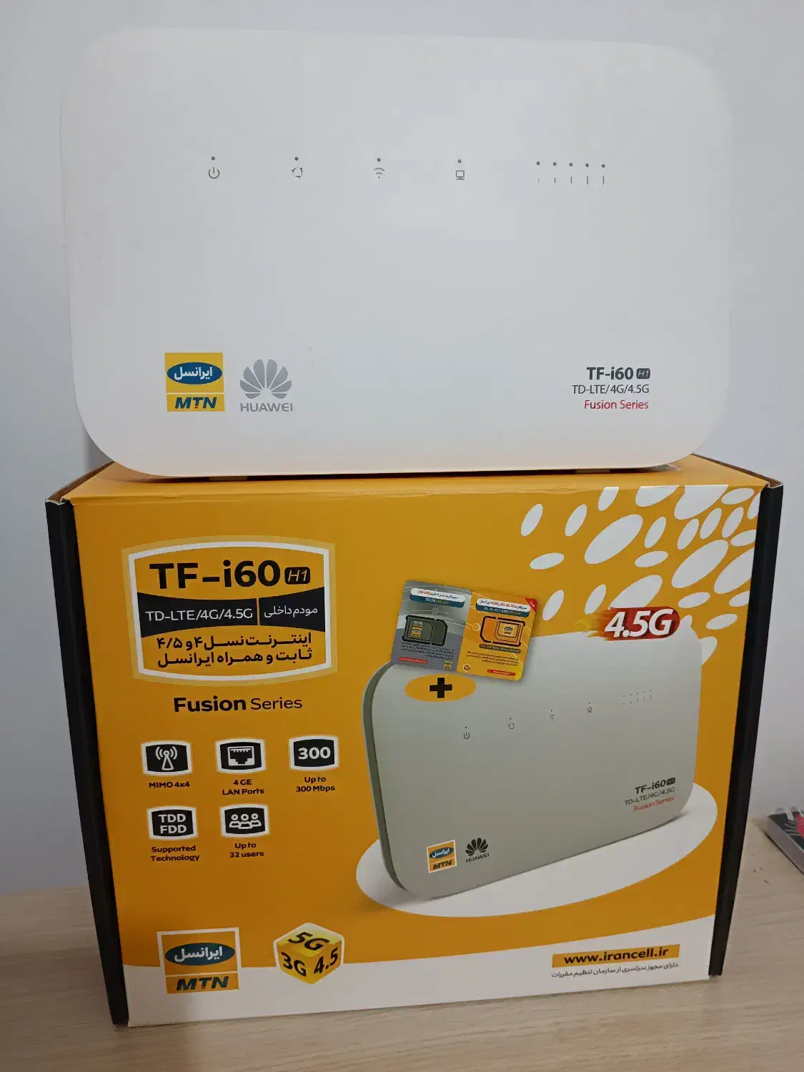 مودم وای فای ایرانسل TF-i60 H1(TD-LTE) Huawei|مودم و تجهیزات شبکه|تبریز, |دیوار