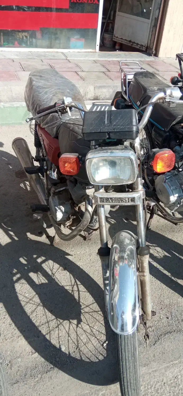 موتور هوندا مزایده|موتورسیکلت|باغستان, |دیوار