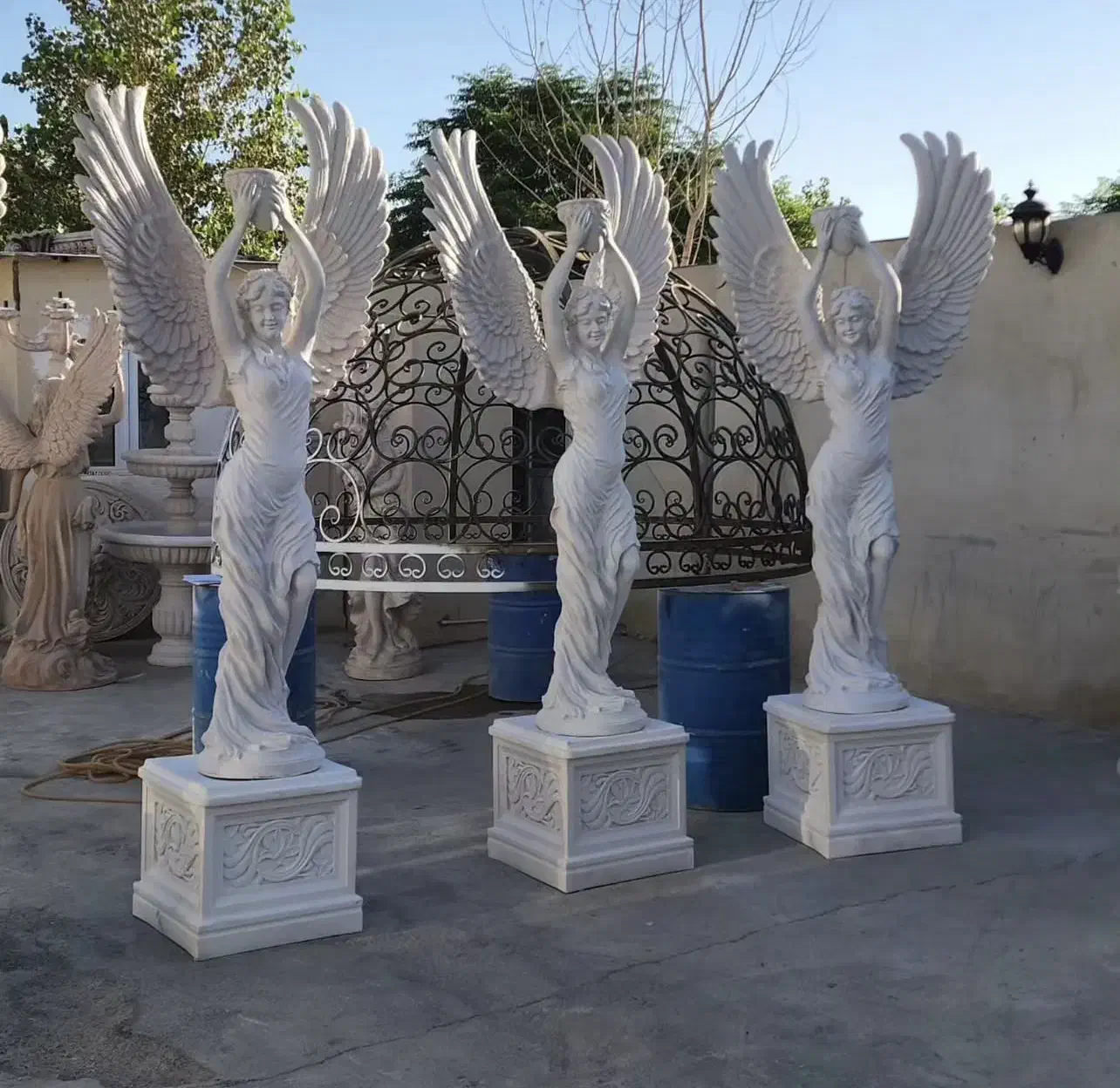 مجسمه گنبد فرشته الاچیق ستون فایبرگلس طاق|مصالح و تجهیزات ساختمان|ساری, |دیوار