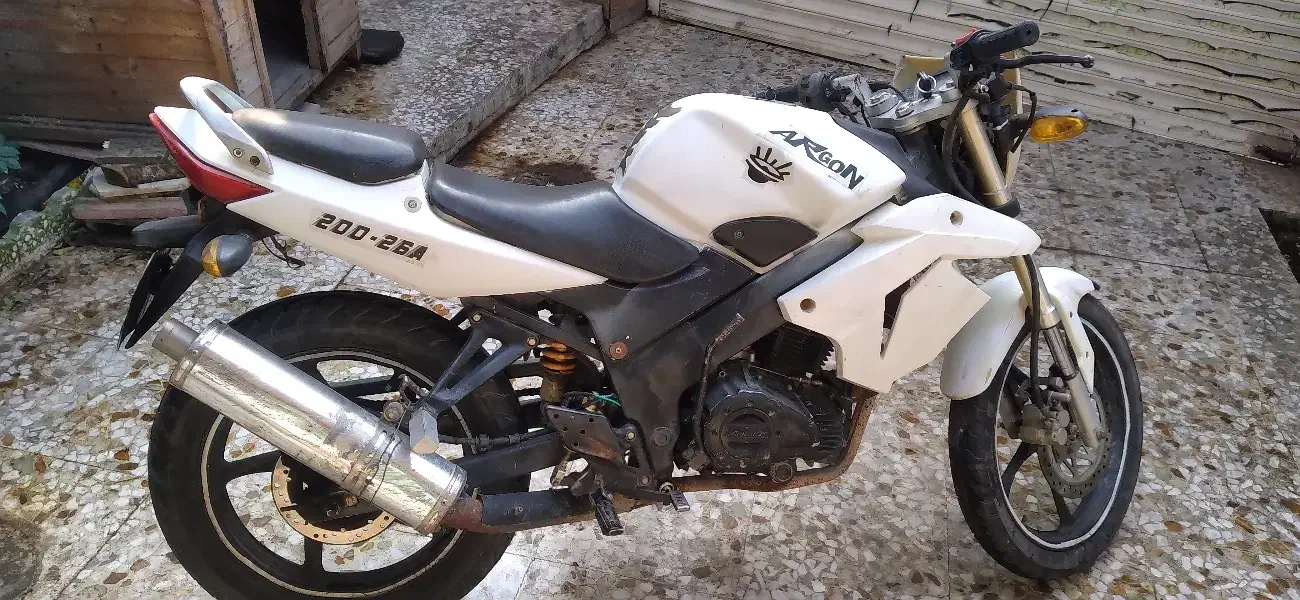 موتور ارگون ۲۰۰ cc مدل ۹۱|موتورسیکلت|رشت, شهرک قدس|دیوار