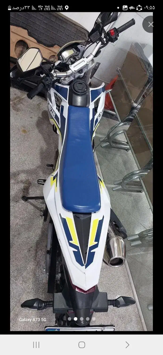 تریل T4 کویر موتور معاوضه با هوندا یا کلیک|موتورسیکلت|مشهد, حسینآباد|دیوار