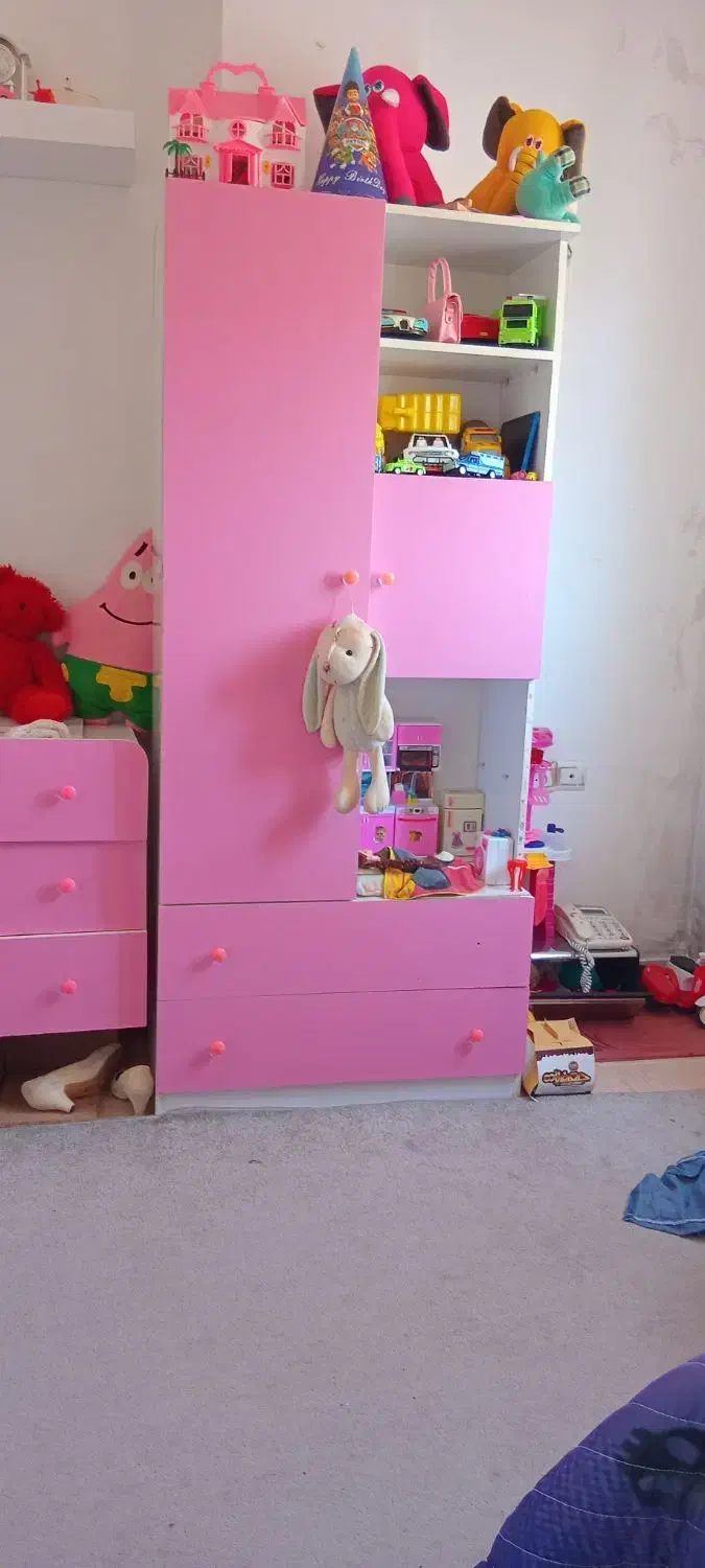 کمد کودک|جاکفشی، کمد، دراور|آستارا, |دیوار