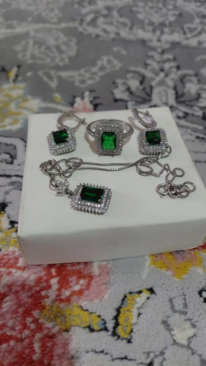 ست نقره دخترانه شیک|جواهرات|کوهدشت, |دیوار