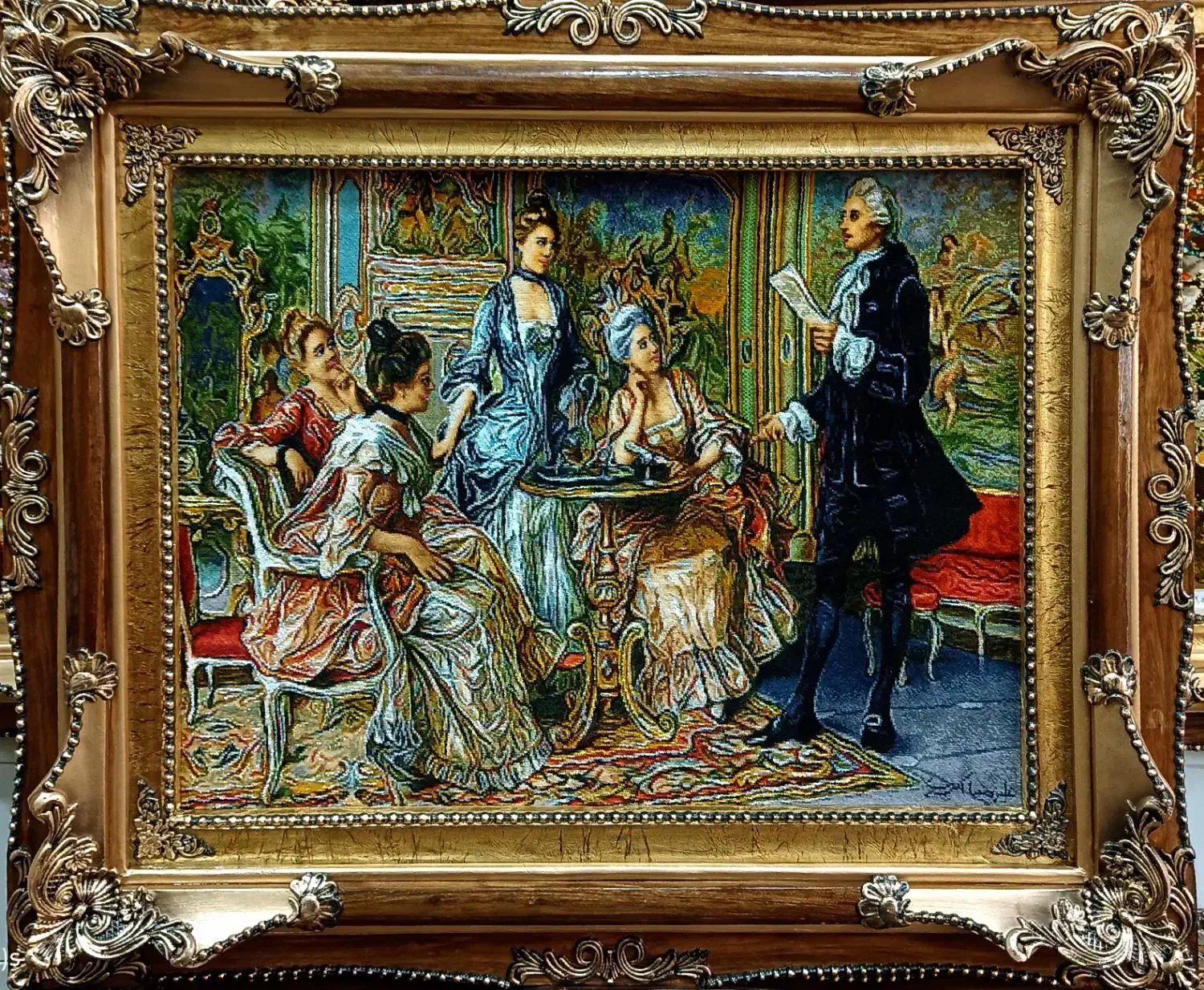 انواع تابلو فرش دستبافت|تابلو فرش|ارومیه, |دیوار