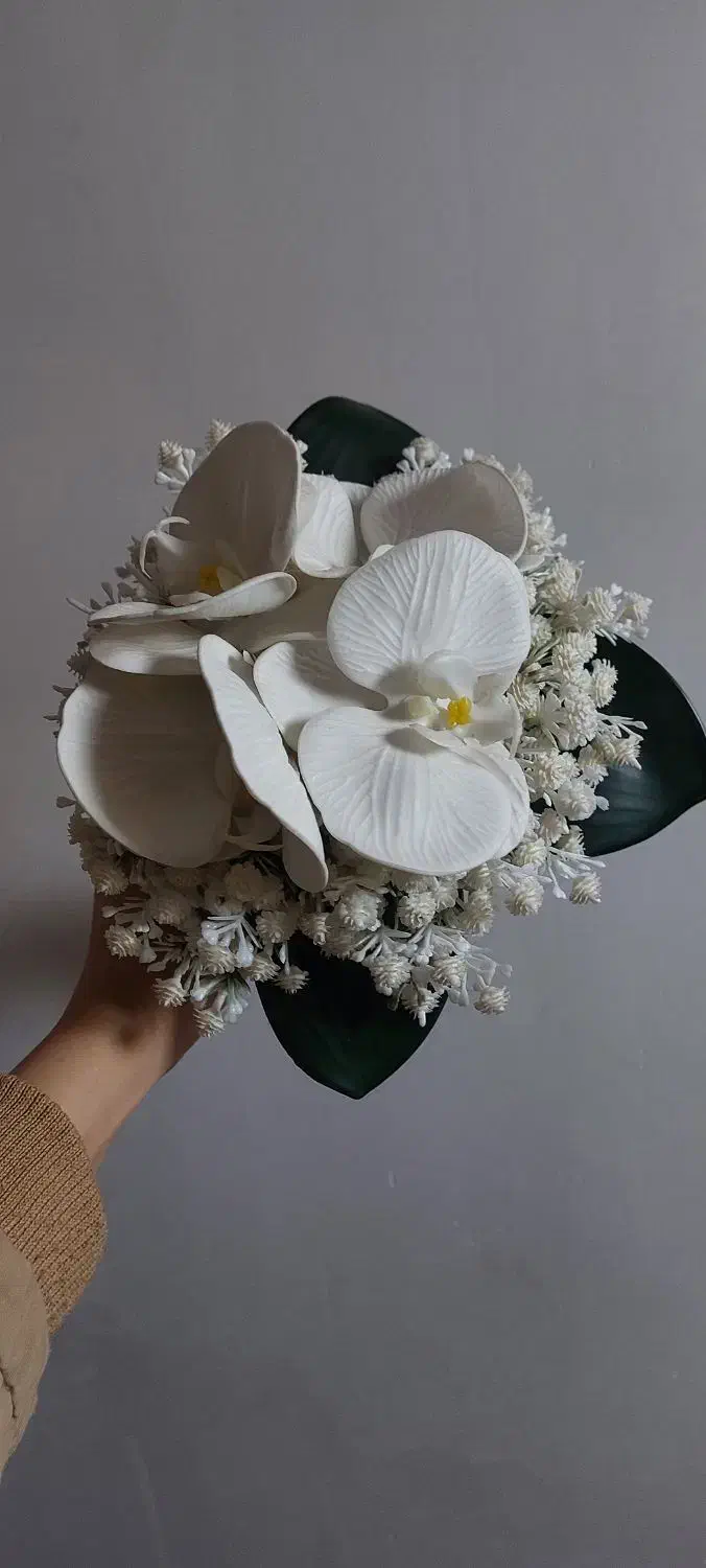 گل ارکیده و عروس|گل مصنوعی|مرند, |دیوار