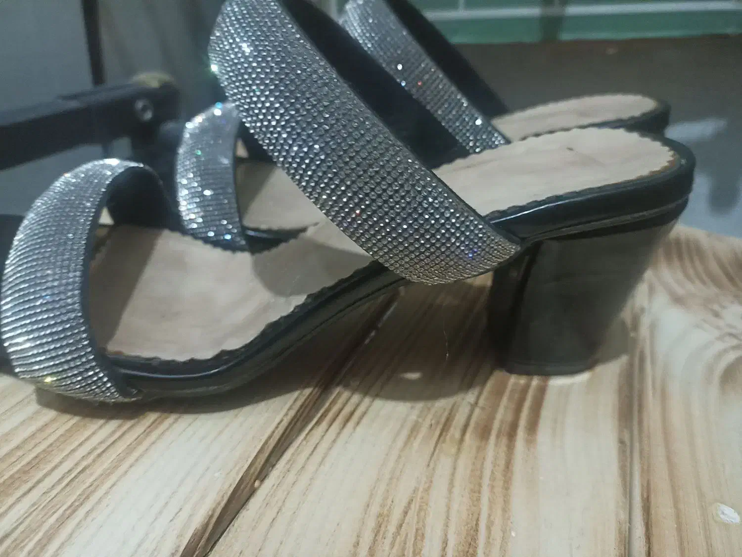 صندل مشکی سایز ۳۸|کیف، کفش، کمربند|اهواز, پردیس|دیوار