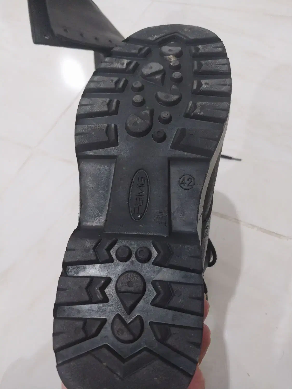 پوتین مشکی سایز ۴۲|کیف، کفش، کمربند|پیرانشهر, |دیوار