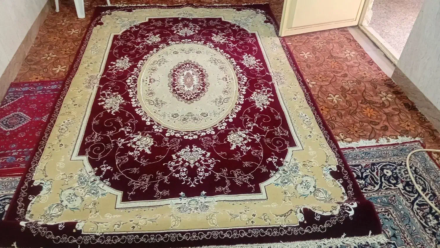 سلام دوتا فرش ۶ متری در حدنو|فرش|اهواز, الصافی|دیوار