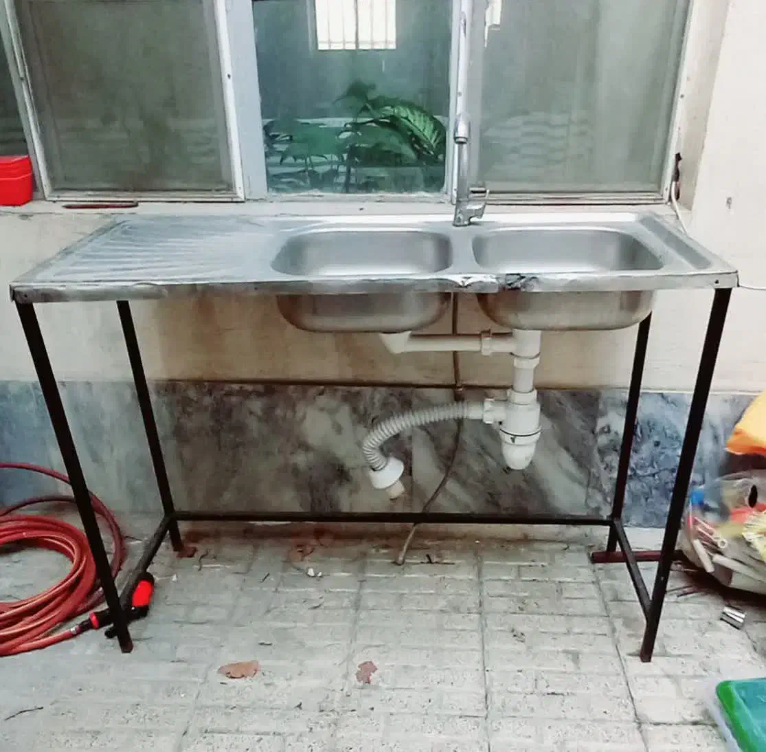 سینگ ظرفشویی|مصالح و تجهیزات ساختمان|مشهد, کوشش|دیوار