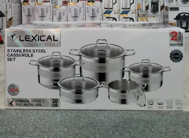 سرویس قابلمه استیل لکسیکال مدل SCC-80710-30S|ظروف پخت‌وپز|بانه, |دیوار