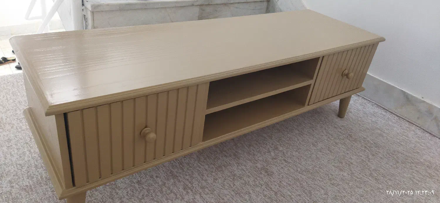 میز عسلی و میز تلویزیون چوب دست ساز|مبلمان خانگی و میز عسلی|قائن, |دیوار