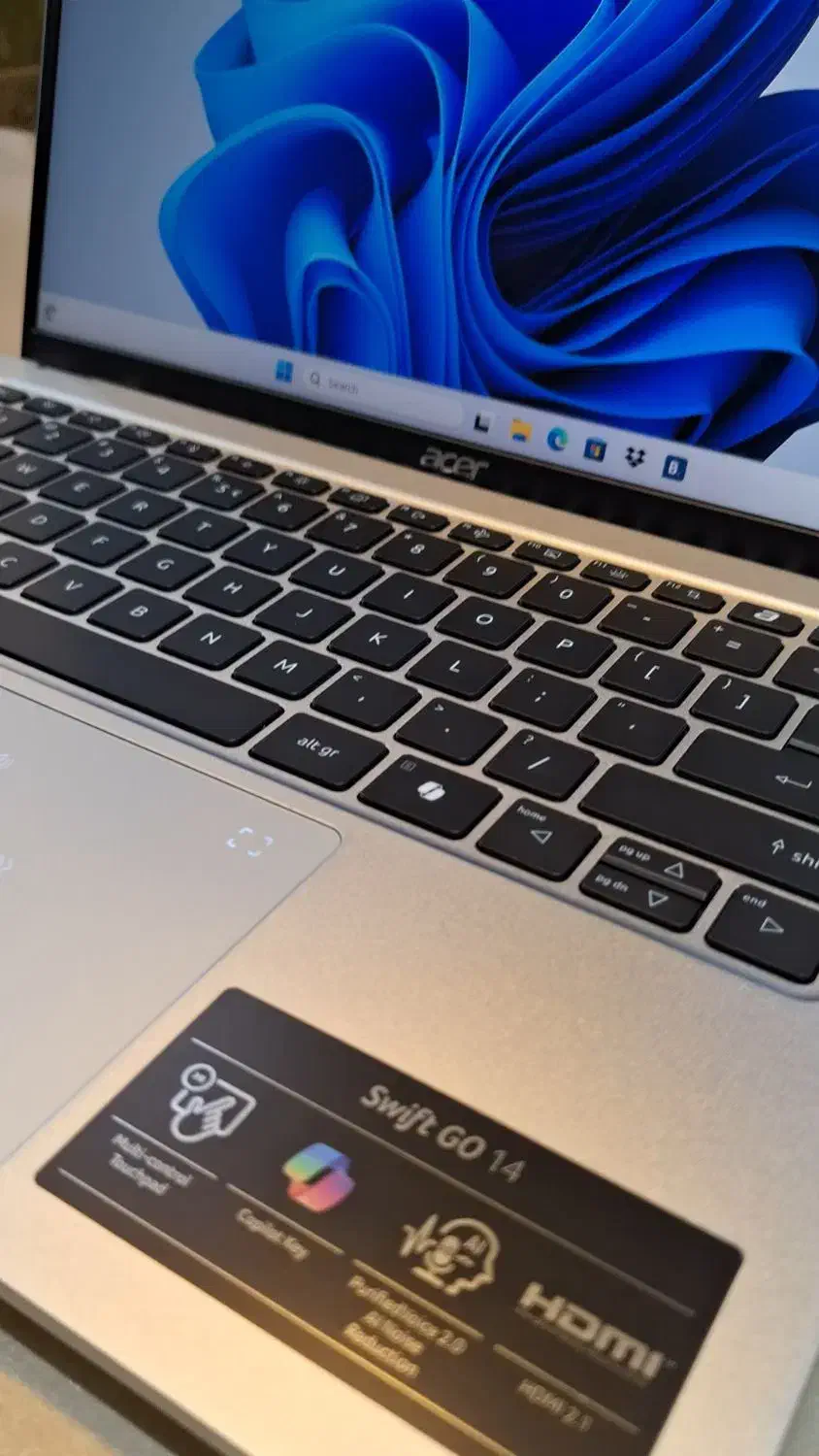 لپتاپ‌ لمسی فوق سبک ACER SWIFT GO 14 +AI پلمپ|رایانه همراه|شیراز, ملاصدرا|دیوار