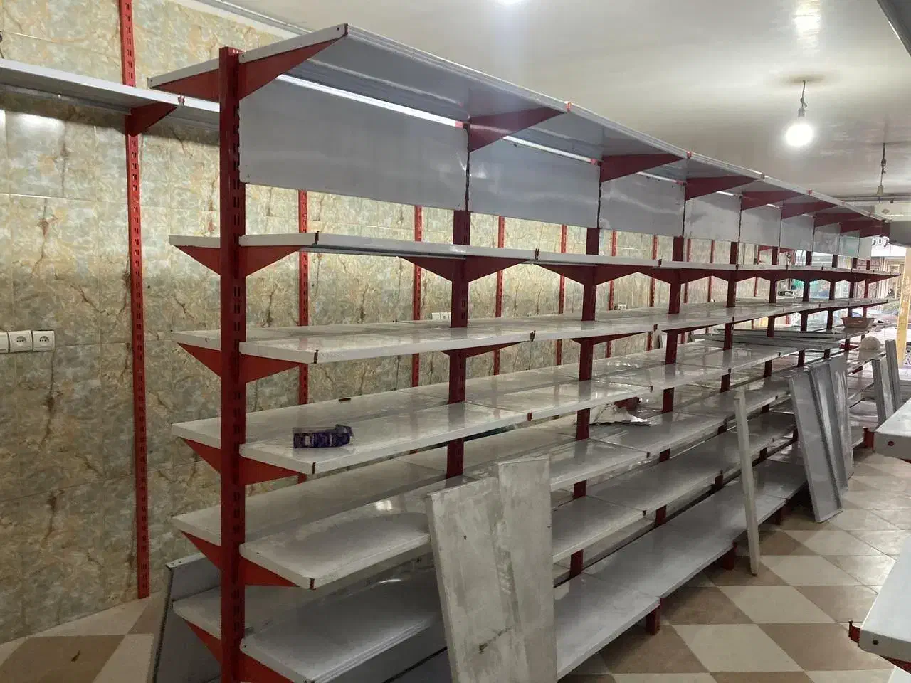 چندمنظوره قفسه سوپری با مهره و پیچ|فروشگاه و مغازه|قزوین, |دیوار