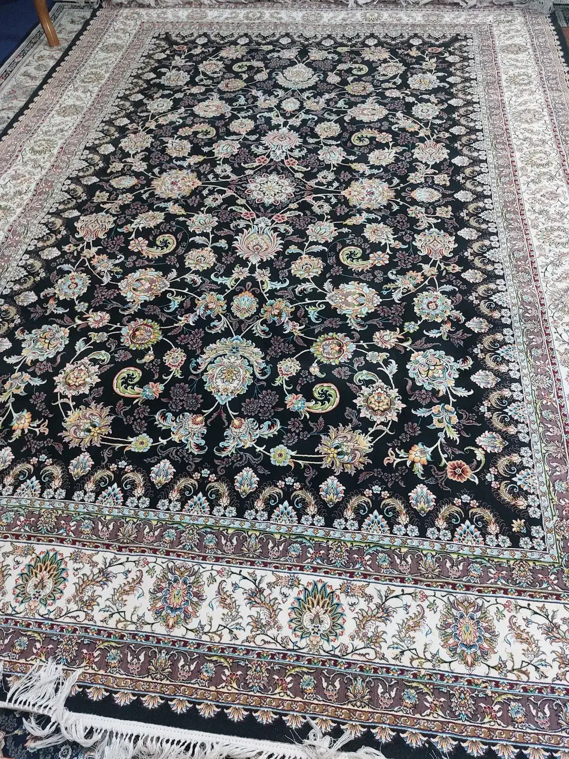 فرش۹متری۱۰۰۰شانه تراکم۳۰۰۰سنگین وزن|فرش|مشهد, شهید معقول|دیوار