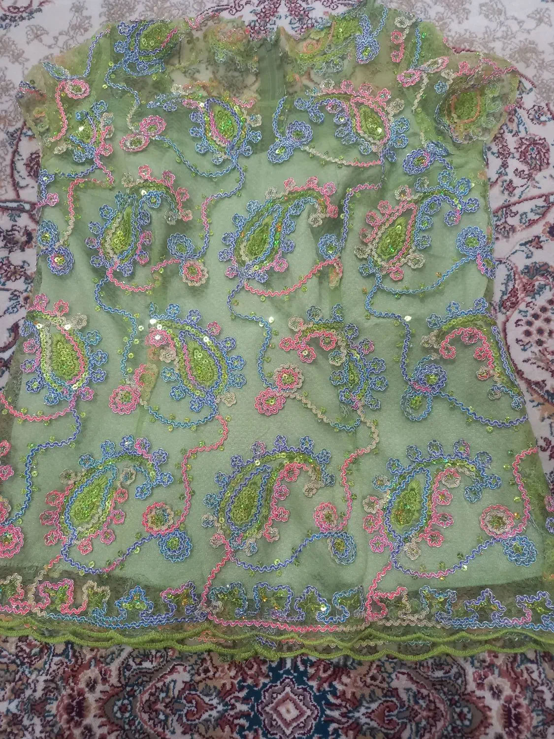 لباس مجلسی پولکی دخترانه|لباس|ارومیه, |دیوار