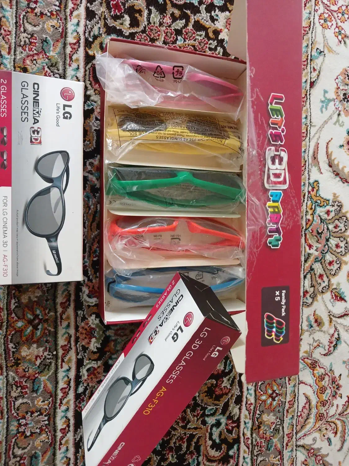 عینک سه بعدی|تلویزیون و پروژکتور|کرمانشاه, |دیوار