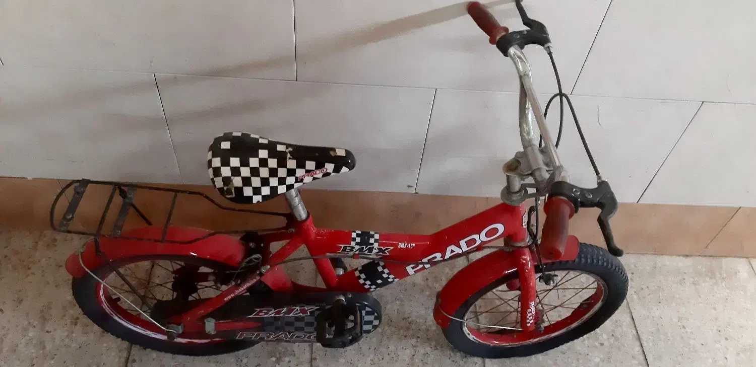 دوچرخه سایز ۱۶ مارک پرادو|دوچرخه، اسکیت، اسکوتر|کرج, مرکز آموزشی شهید مدرس|دیوار